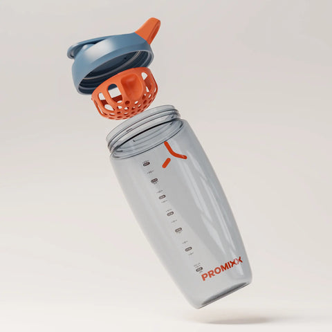 Ecozen Performance Shaker Bottle — Midnight Blue / Burnt Orange