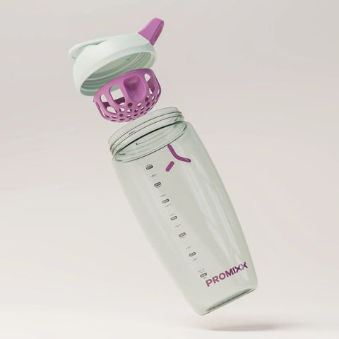Ecozen Performance Shaker Bottle — Seagrass Green / Mulberry