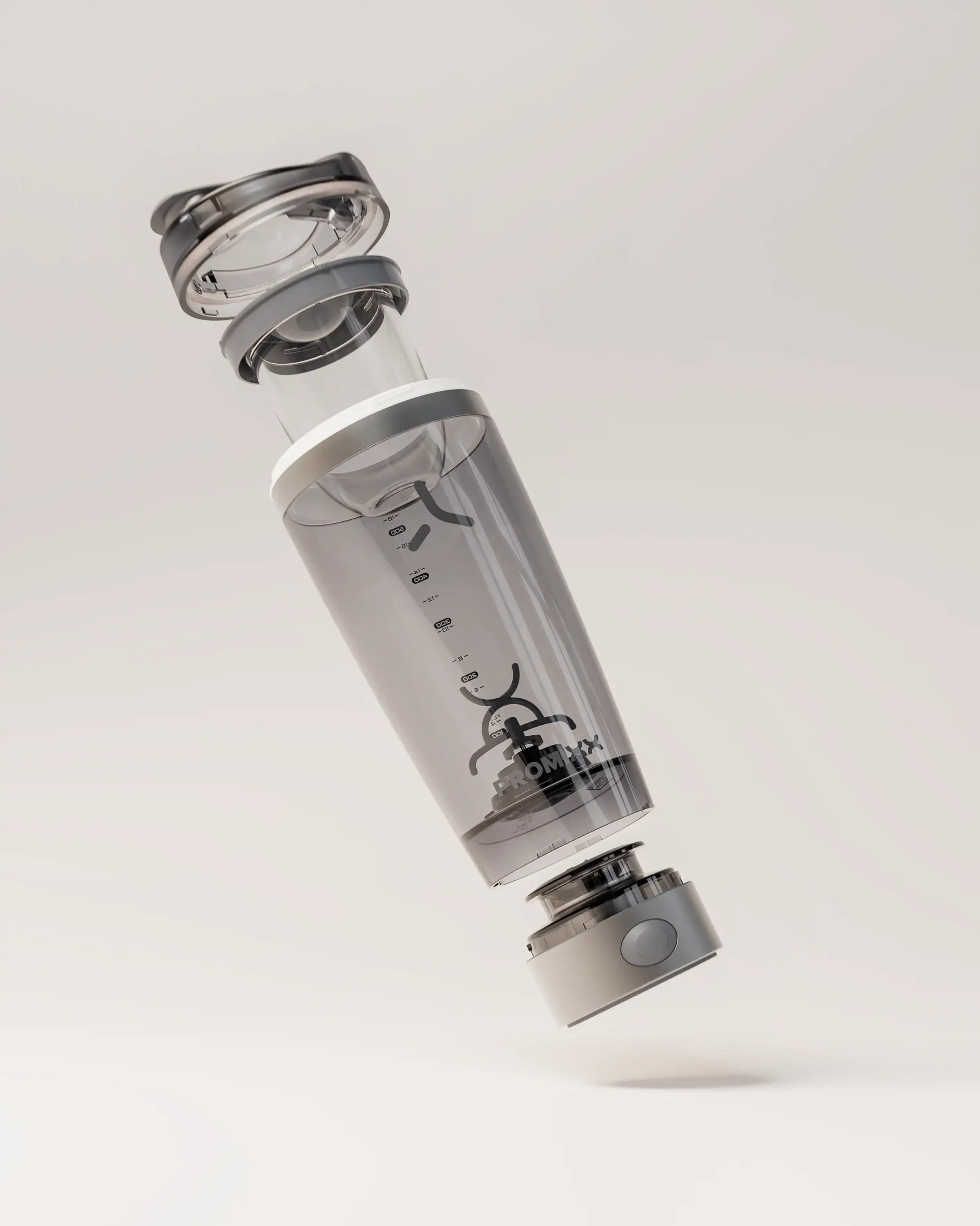 PROMIXX Electric Shaker Bottle components