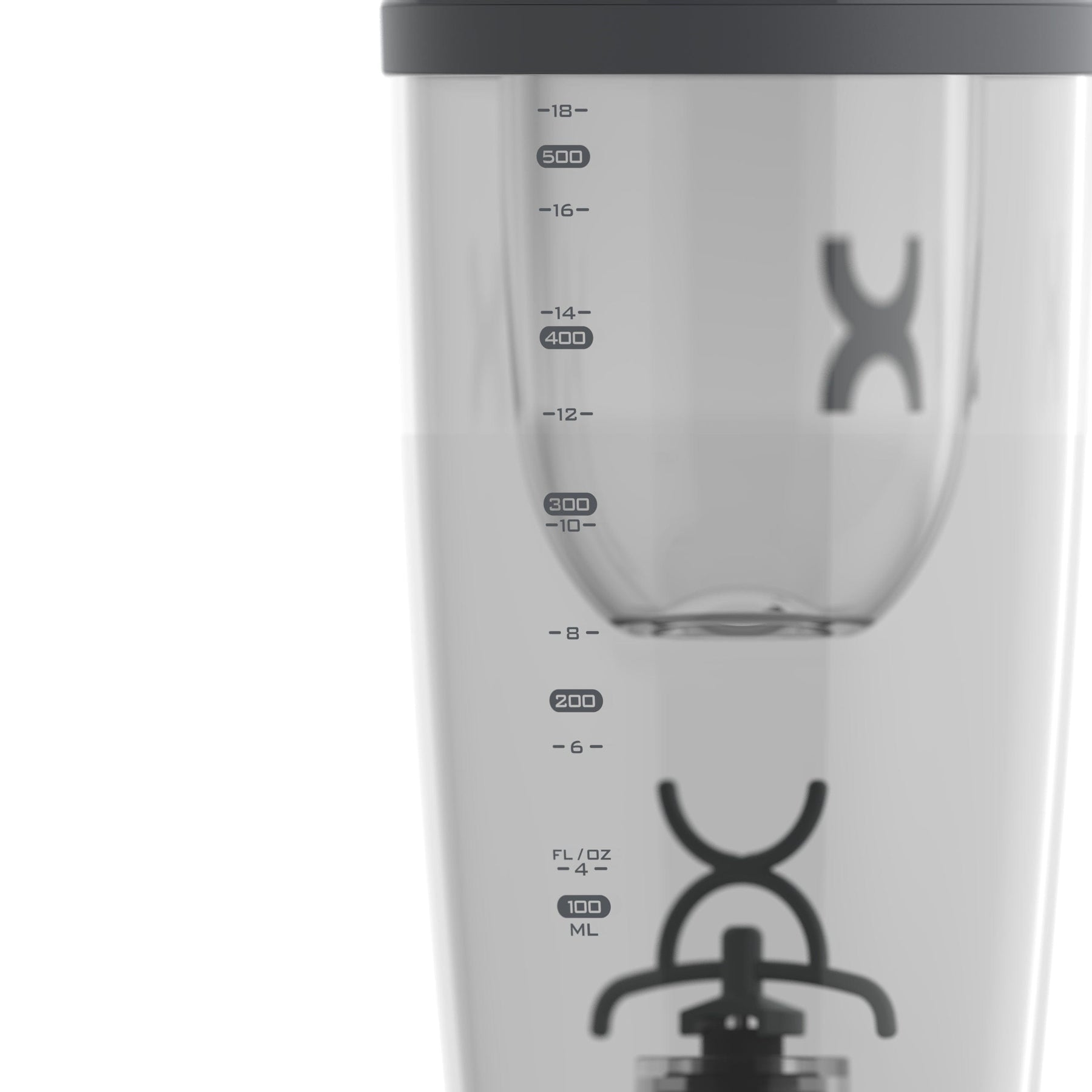 Promixx Pro Shaker Bottle | Rechargeable, Powerful for Smooth Protein Shakes | Includes Supplement Storage - BPA Free | 20oz Cup (graphite Gray)