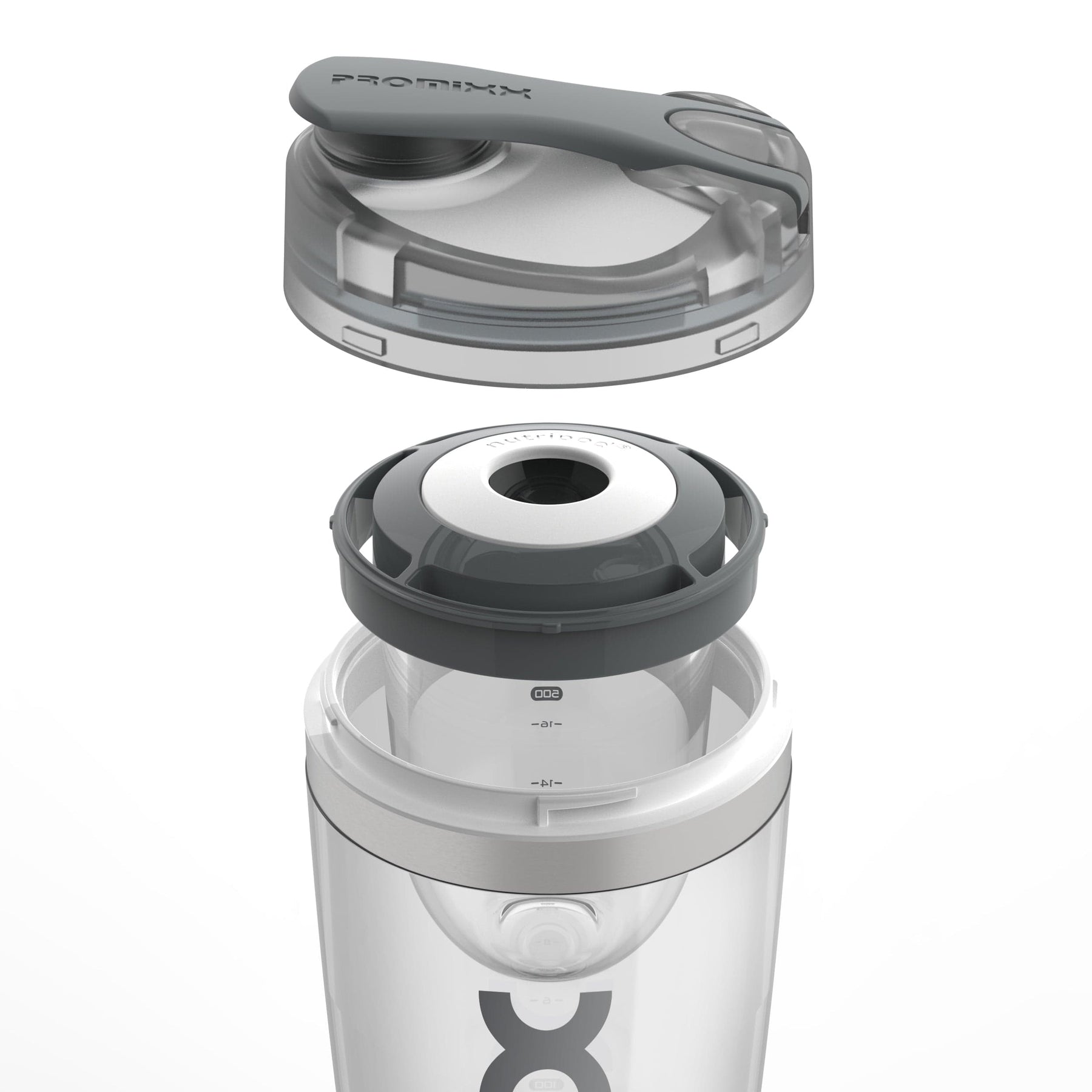 Promixx Charge Rechargeable Usb-c Electric Shaker Bottle With